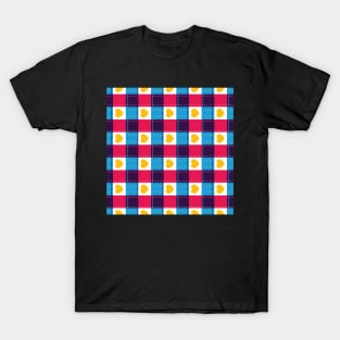 Polyberry Plaid - Polyamory Pride - New Colors - Pattern C T-Shirt